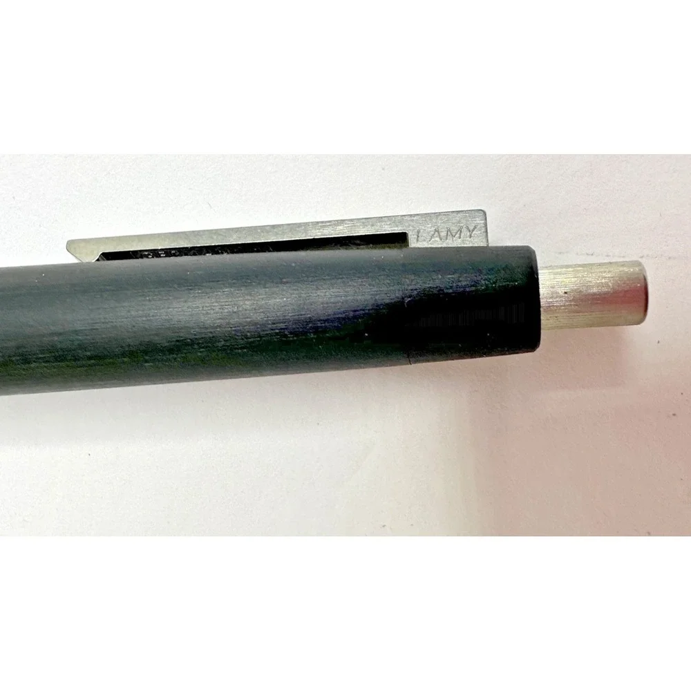 Lamy Ballpoint Pen Black Brushed Stainless Steel 2000